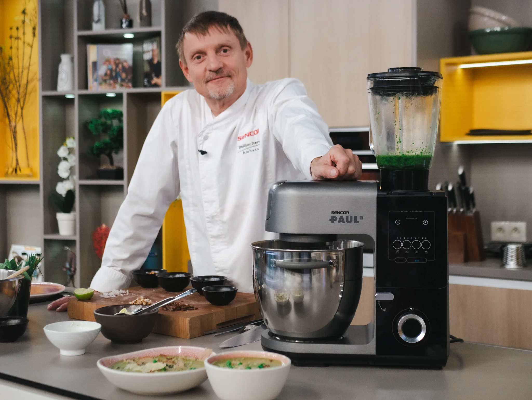 Hrášková polievka a Sencor kuchynský robot Paul