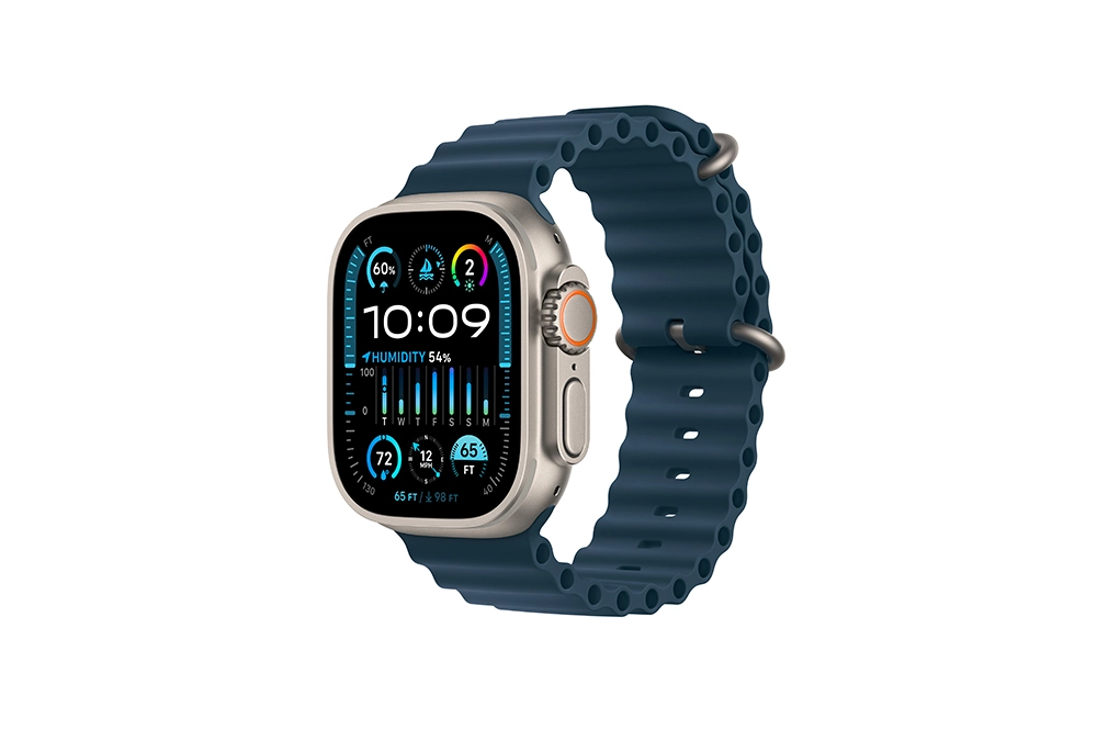 Apple Watch Ultra 2 Blue Ocean Band.