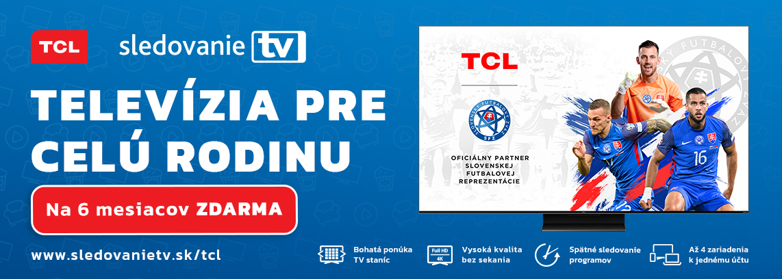 TCL TV sledovanie nové