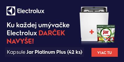 Darček k umývačke riadu Electrolux – kapsuly Jar Platinum Plus (42 ks)