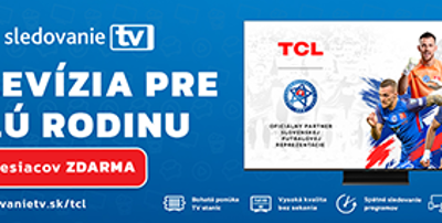 SledovanieTV s televízormi TCL na 6 mesiacov zadarmo